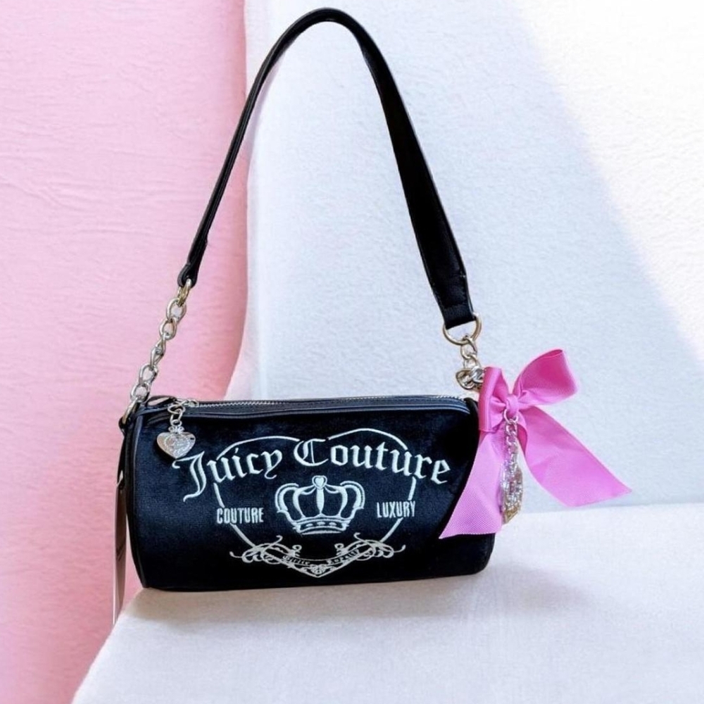 Juicy Couture Licorice Girly Royalty Barrel Bag – NWT